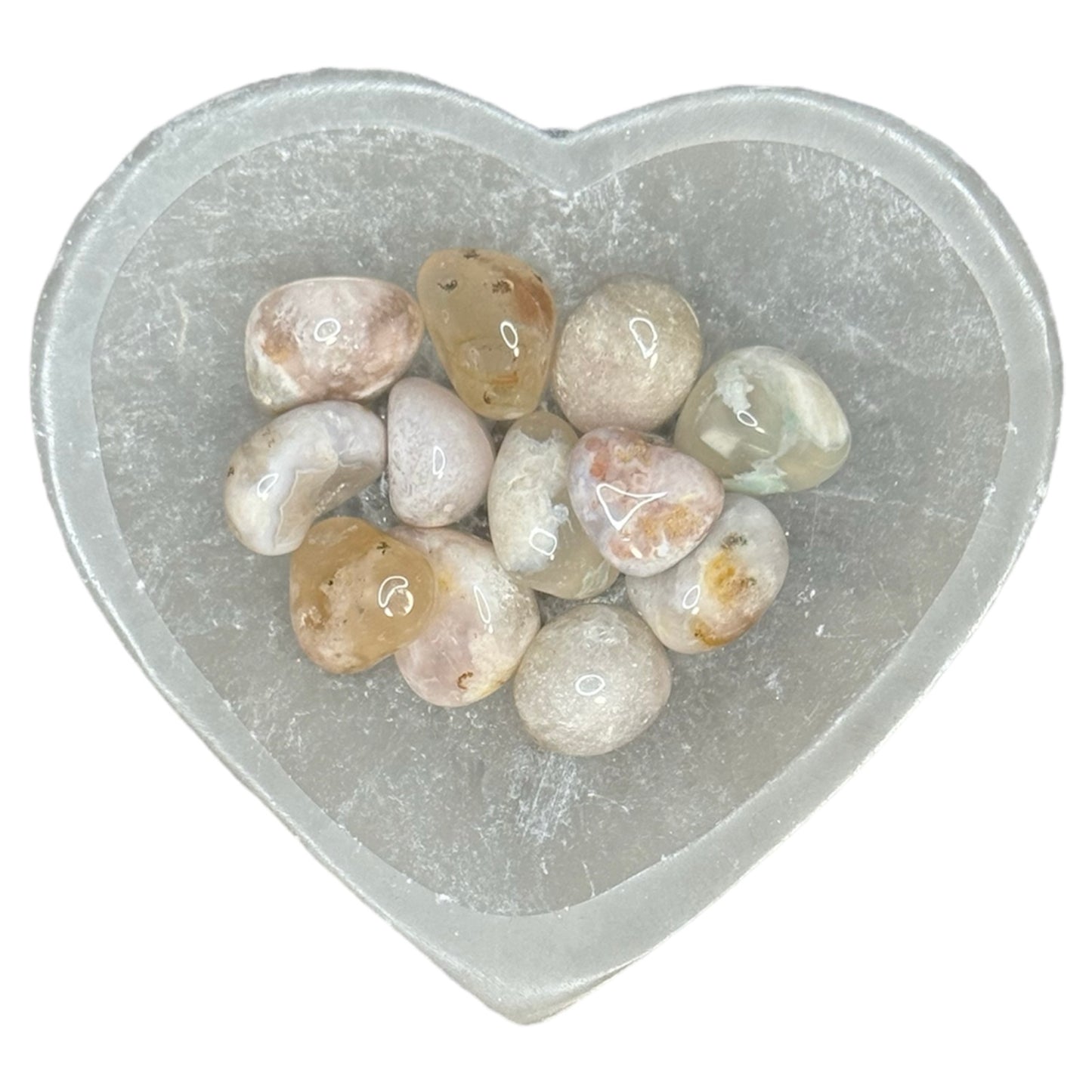 Flower Agate Tumble