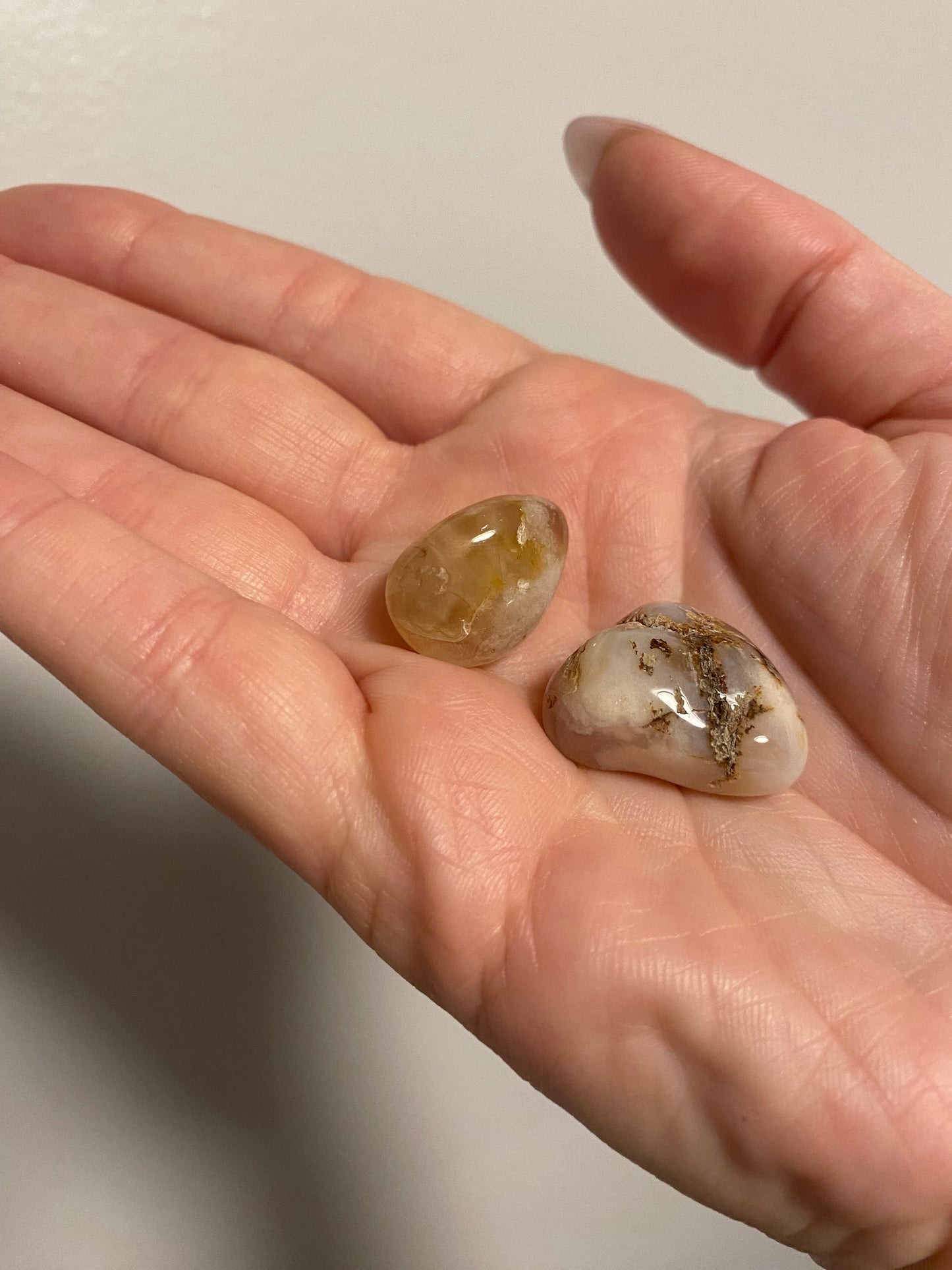Flower Agate Tumble